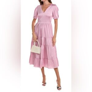 Aria Blush Pink Midi Dress